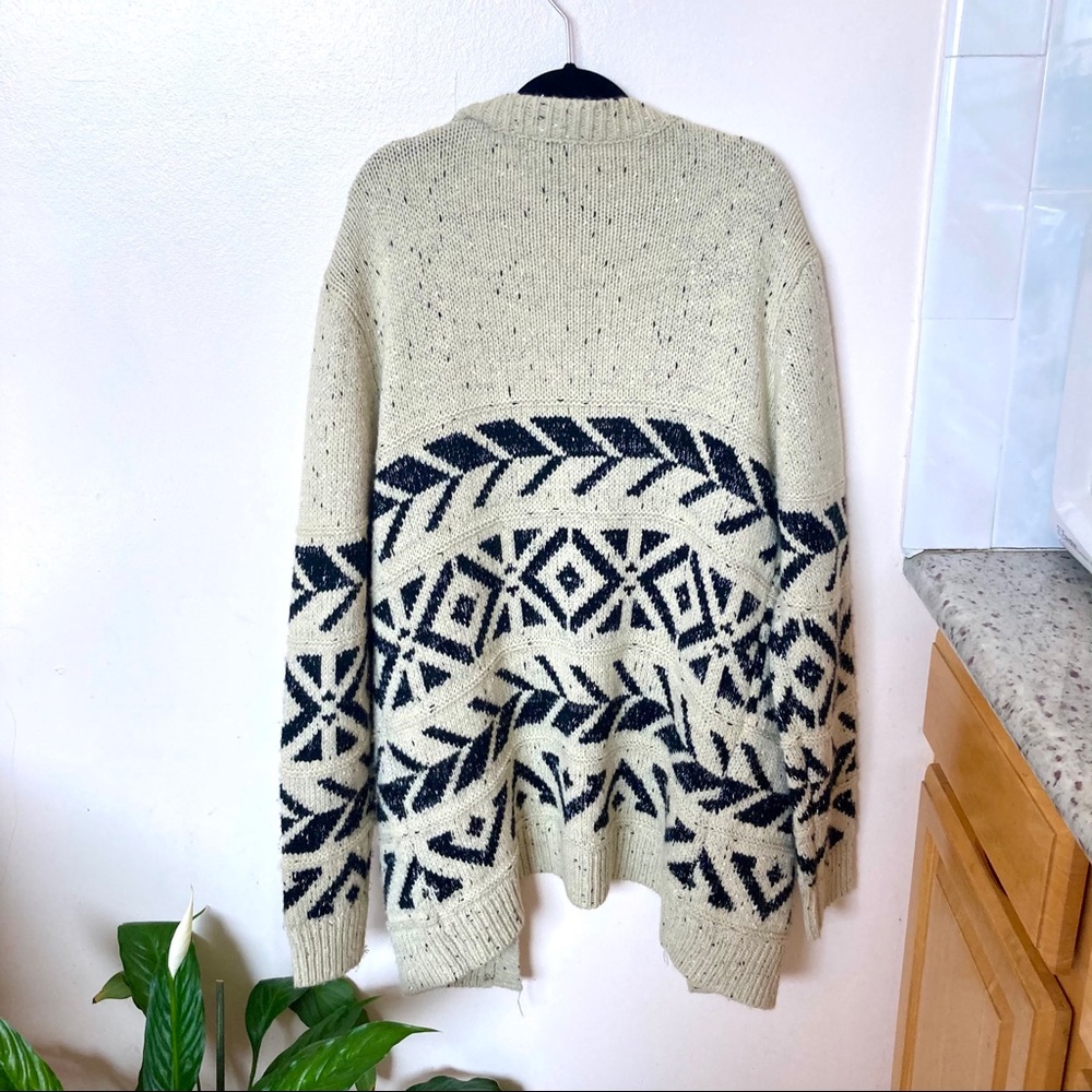 Windsor || Oversized Knit Patterned Cardigan - image 3